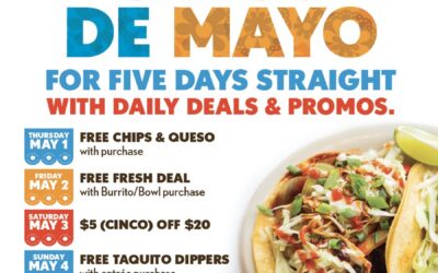 California Tortilla Celebrates Cinco de Mayo with A Flavorful Fiesta of Deals